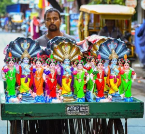 Preparation for Janmashtami