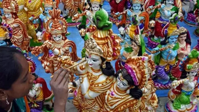 Business Booms During Janmashtami Festivities